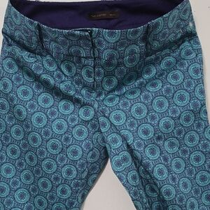 The Limited Blue Patterned Pants